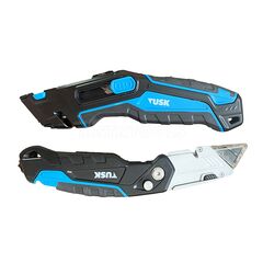 TUSK UTILITY KNIFE SET RETRACTABLE AND FOLDING 2 PIECE TUK25