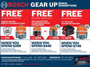 Bosch Proclick Tool Belt Kit 108 Large 920mm - 1250mm
