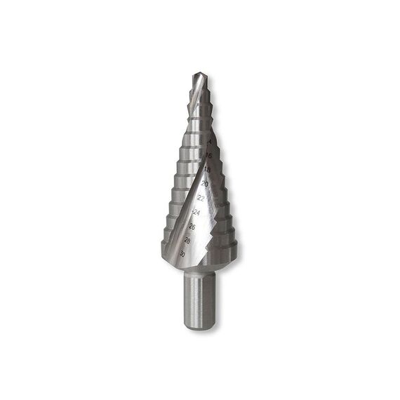 TUSK HSS STEP DRILL BIT 6MM - 30MM STRAIGHT SHANK HSD30S