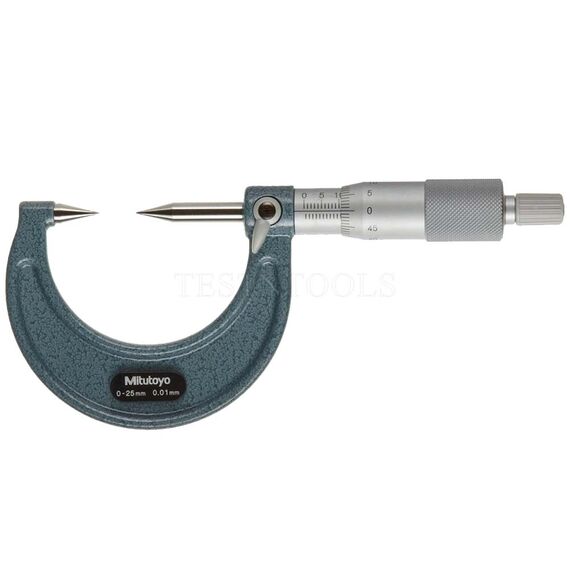 MITUTOYO POINT MICROMETER 0-25MM 0.01MM 30° 112-213