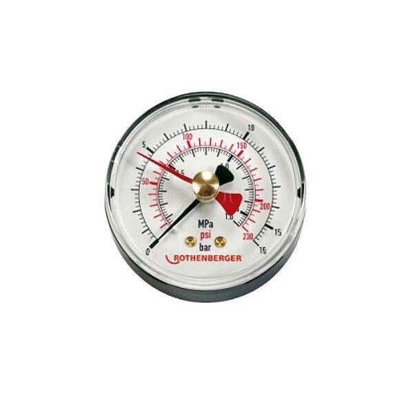 ROTHENBERGER REPLACEMENT GAUGE FOR PRESSURE TEST PUMP RP50-S RO61315