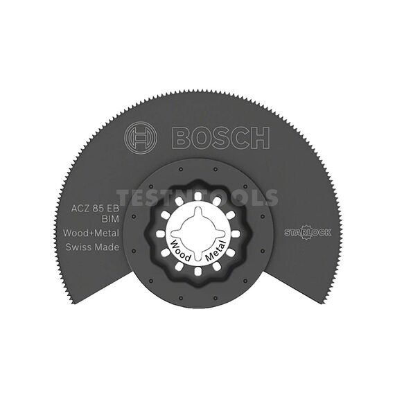 BOSCH STARLOCK MULTI-TOOL BI-METAL SEGMENTED SAW BLADE FOR WOOD & METAL 85MM 1ERACZ85EB 2608664916