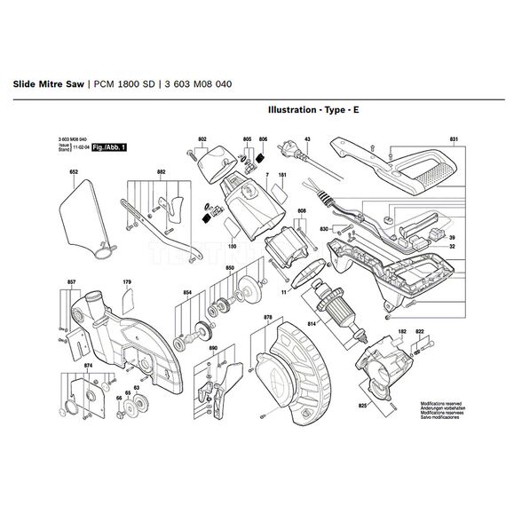 BOSCH PCM1800SD SPARE PART NUMBER 874 - PLATE