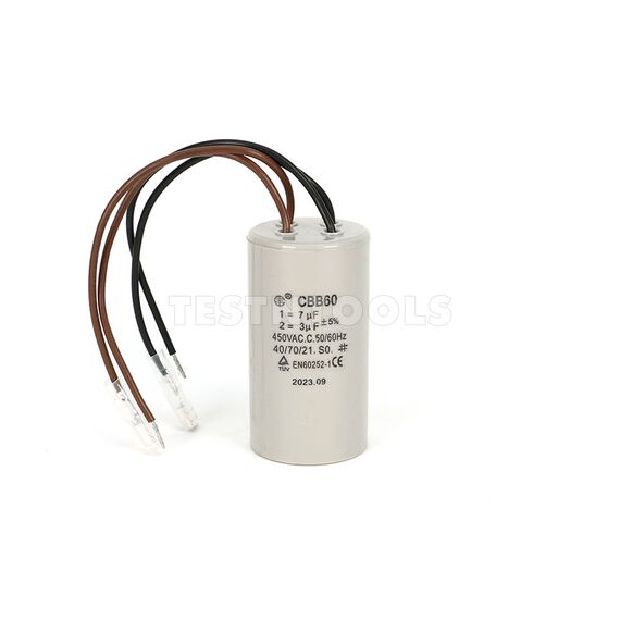 LIFFU MOTOR START/RUN CAPACITOR CBB60 7UF 3UF 450VAC