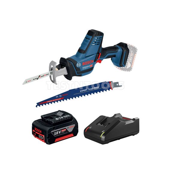 BOSCH 18V 5.0AH SABRE SAW KIT GSA+GBA5.0AH+GAL 0615990M81